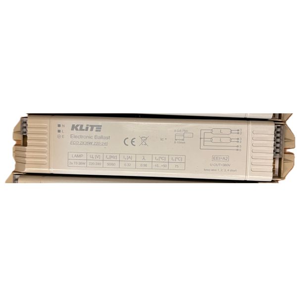 Drosele elektr.2x36 220-240V image 1