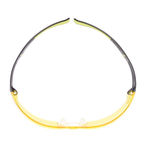 3M™ SecureFit™ 400 Safety Glasses, Black/Green frame, Anti-Scratch / A image 4