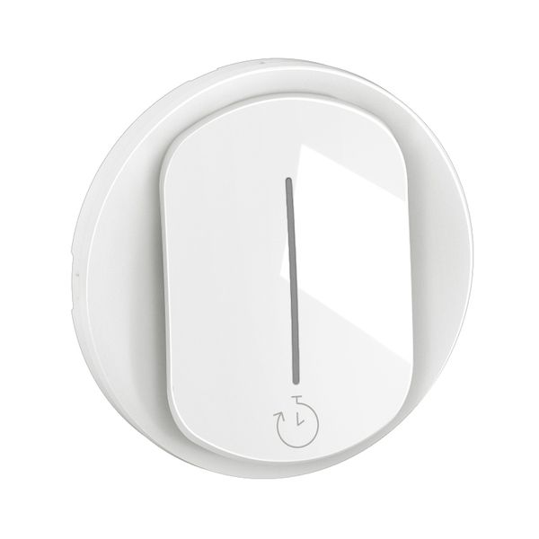COVER FOR PROGRAMMABLE TIME SWITCH/LIGHTING+VENTILATION SWITCH WHITE image 1