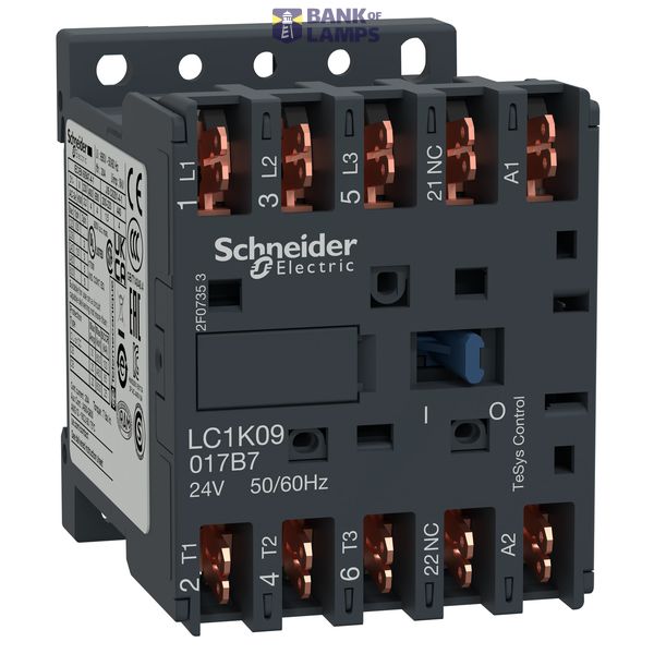 CONT  9A 1O 24V AC FASTON image 1