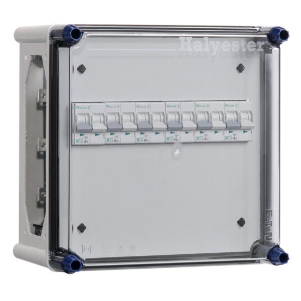 Distribution enclosure MCB 6x16A incl. bus bars image 1