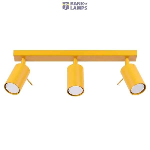 Ceiling lamp RING 3L yellow image 1