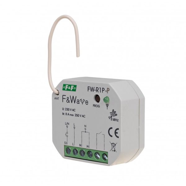 Radio single bistable relay for mounting box ?60 85Ã·265V AC/DC, multifunctional, for flush mounting image 1