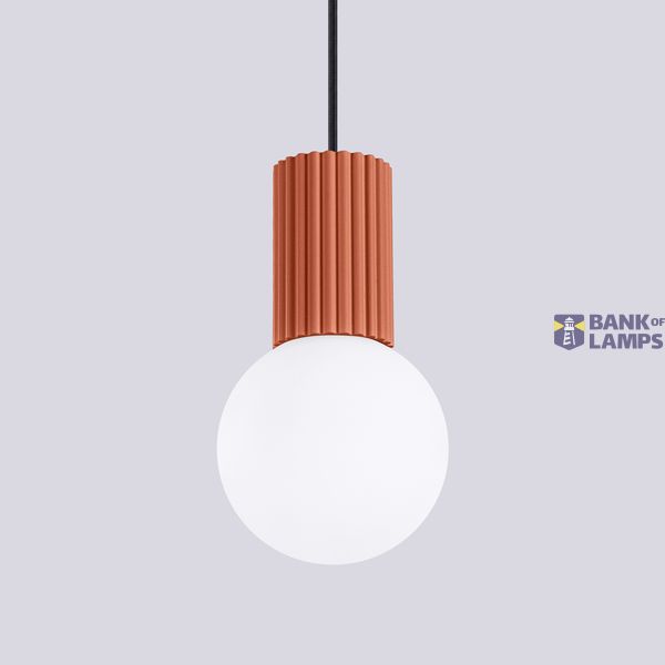 Pendant lamp HALO 1 red ochra image 10