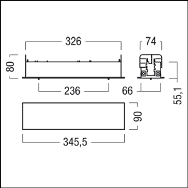PURESIGN/COMSIGN 150 P MRC-WF15 ECC SR - Escape sign luminaire image 2