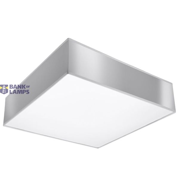 CEILING LAMP HORUS 35 GREY E27 2X60W IP20 image 2