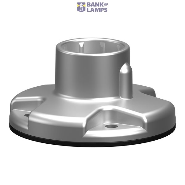 Plastic fixing plate in silver image 2