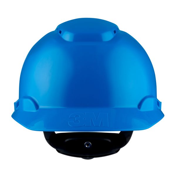 3M™ Hard Hat, Ratchet, Ventilated, Plastic Sweatband, Blue, H700N-BB image 2