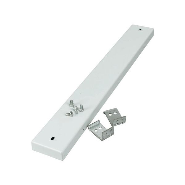 XMW0306E-C Front plate, IP55, empty, H=75mm, grey image 2