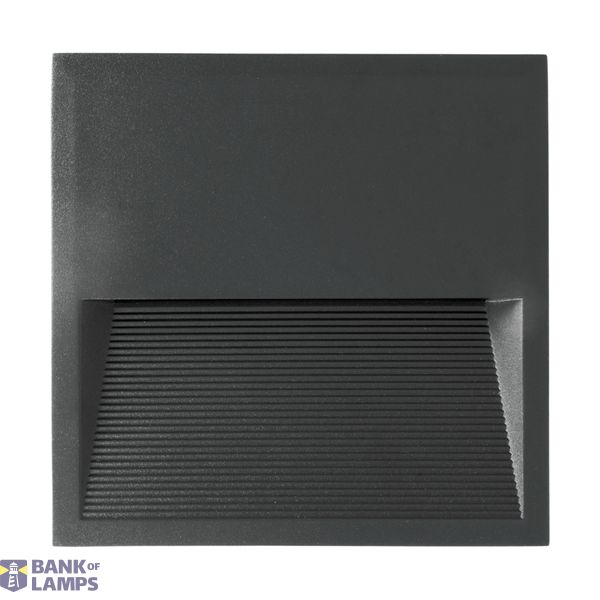 "ZIMBA" SENSOR RECESSED INSTALLATION 201X201 ANTHRACITE image 1