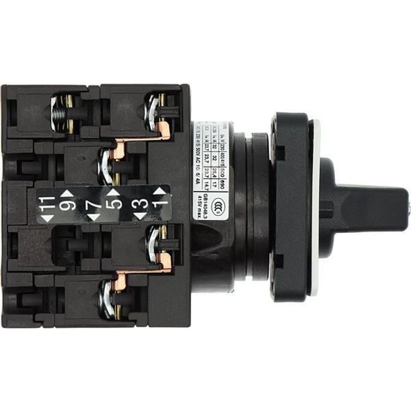 T3-3-8401/E Reversing switches, T3, 32 A, flush mounting, 3 contact unit(s), Contacts: 5, 60 °, maintained, With 0 (Off) position, 1-0-2, Design number 8401 image 9