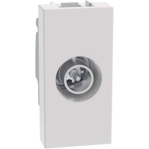 MatixGO - pass-through TV socket 1m white image 1