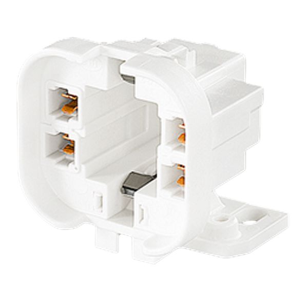 BJB 26.745.2391.50 G24q-3/G24q-4 Lampholder Screw fixing Hor image 1