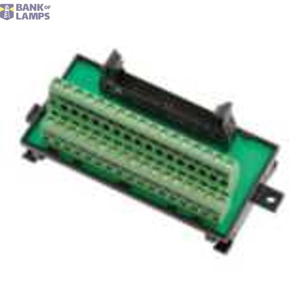 DIN-rail mounting terminal block, MIL40 socket, screw clamp, 32x OUT + XW2R0031R image 1