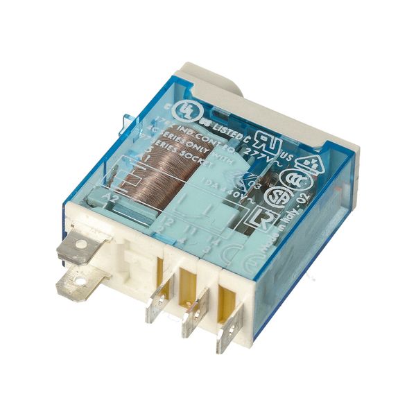 Mini.ind.relays 1CO 16A/12VDC/AgSnO2 Test button/Mech.ind. (46.61.9.012.4040) image 3