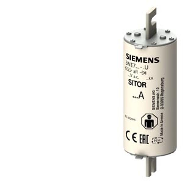 SITOR fuse link, with slotted blade contacts, NH3, In: 630 A, aR image 1