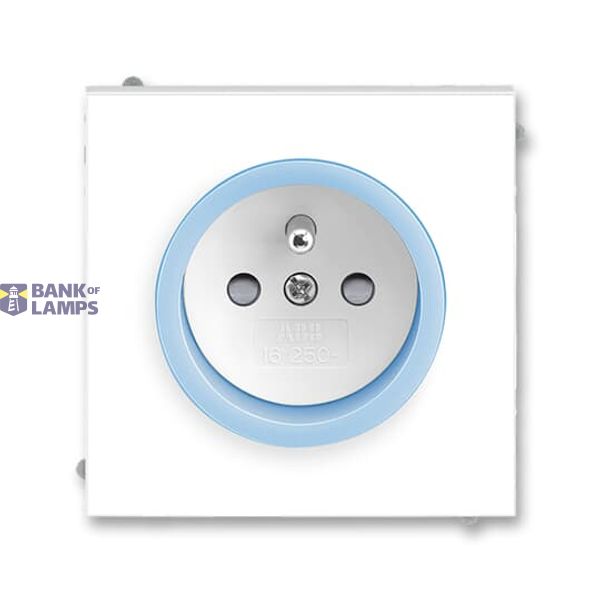 5519M-A02457 41 Socket outlet with earthing pin, shuttered image 1