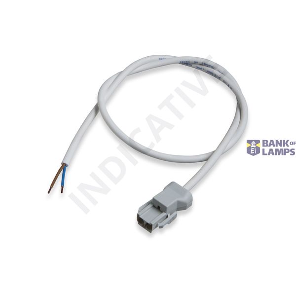 Cable set 2p plug 2x2,5mm� HF grey 6m image 1