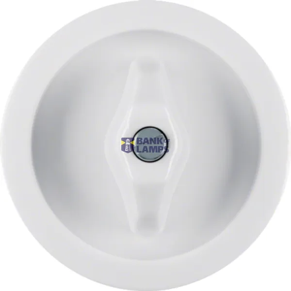 Central piece with toggle, series 1930, polar white glossy image 1