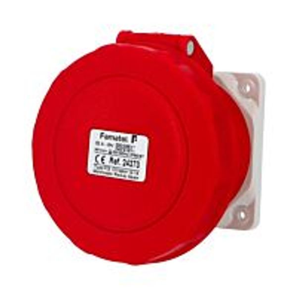 Socket 32A/400V 5-pole IP67 built-in direct image 1