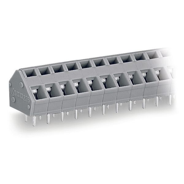 PCB terminal block;2.5 mm²;Pin spacing 5/5.08 mm;gray image 1