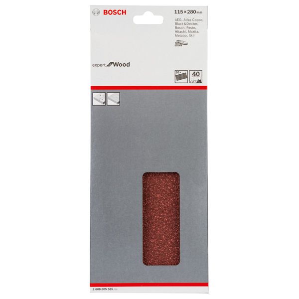 C430 sanding sheet, pack of 10 115 x 280 mm, 60 image 1