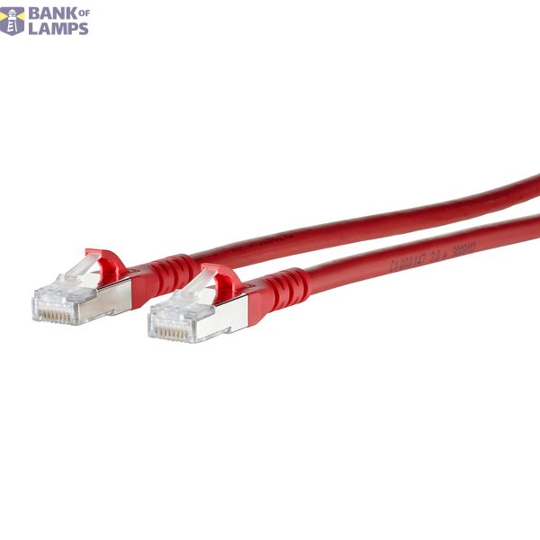 Patch cord Cat.6A AWG 26 50.0 m red image 1