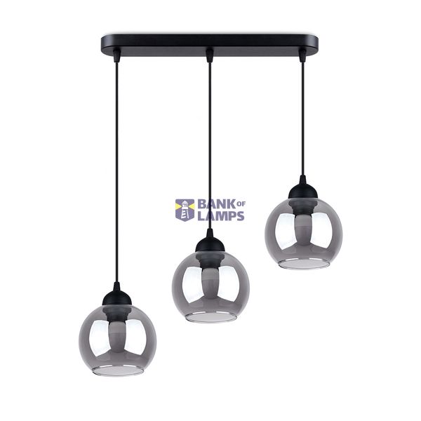 HANGING LAMP ALINO 3 BLACK E27 3X60 IP20 image 2