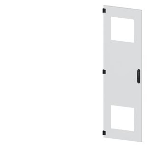 SIVACON, door, left, with cutout for filter fan, with ventilation openings image 1