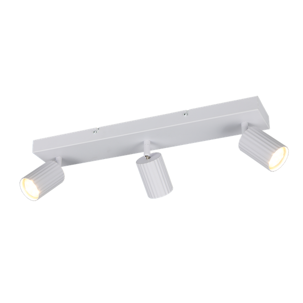 Soka spotlight 3-pc GU10 matt white image 1