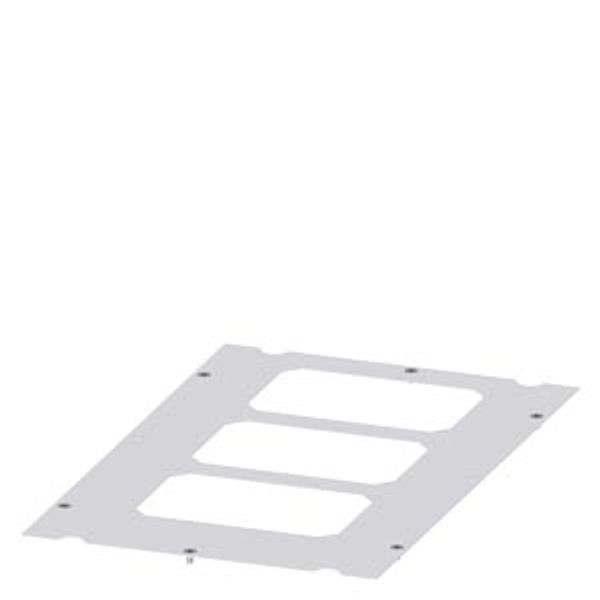 Floor plate for module inserts IP30 D: 600mm W: 400mm image 1