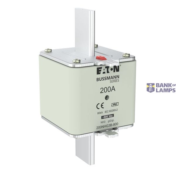 Fuse-link, LV, 200 A, 800 V AC, NH3, Class gG/gL image 4