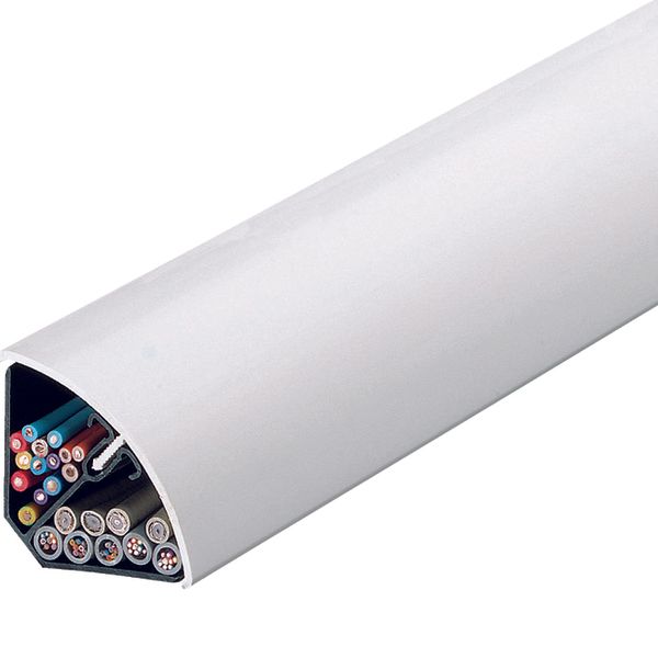 CORNICE TRUNKING BASE AND LID RAL 9010 image 1