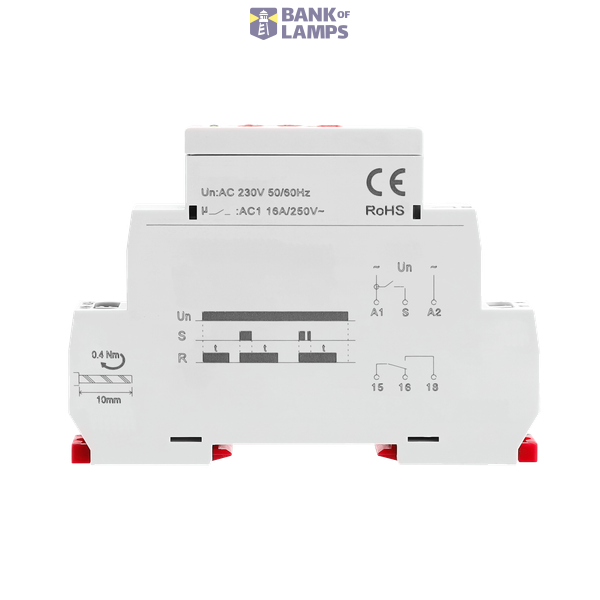Single-Function Time Relay, Delay OFF, AC 230V, 1×SPDT image 2