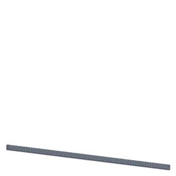SIVACON, mounting rail, universal, suitable for cabinet height 1800 mm, L: 1650 mm, zinc-plated The image 2