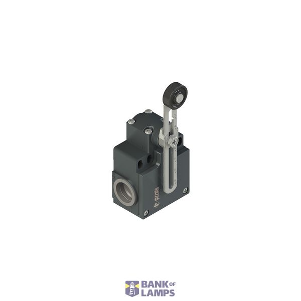 Position switch with adjustable lever and roller image 1