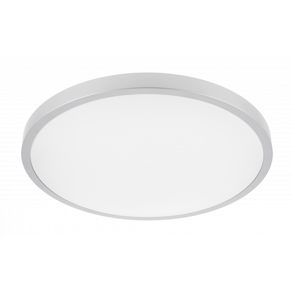 LED luminaire ATOLL, 32 W, 2560 lm, 3000K, AC180-250V, PF>0.9, IP54, Ø400 mm, silver image 1