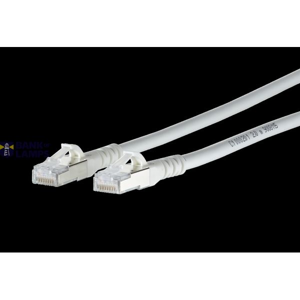 Patch cord Cat.6A AWG 26 2.5 m white image 2