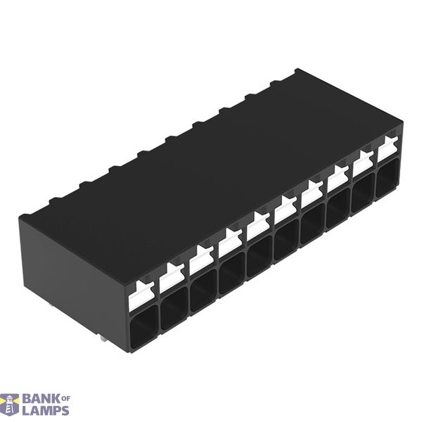 THR PCB terminal block push-button 1.5 mm² black image 1