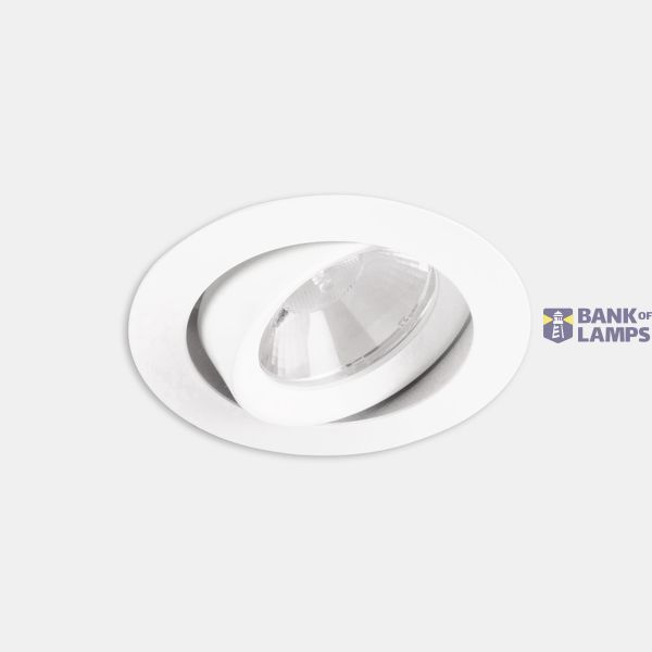 Downlight Play Flat Round Adjustable 12.5W TW 2700K-6500K CRI 90 18.7º DALI DT8 Satin aluminium IP23 981lm image 1
