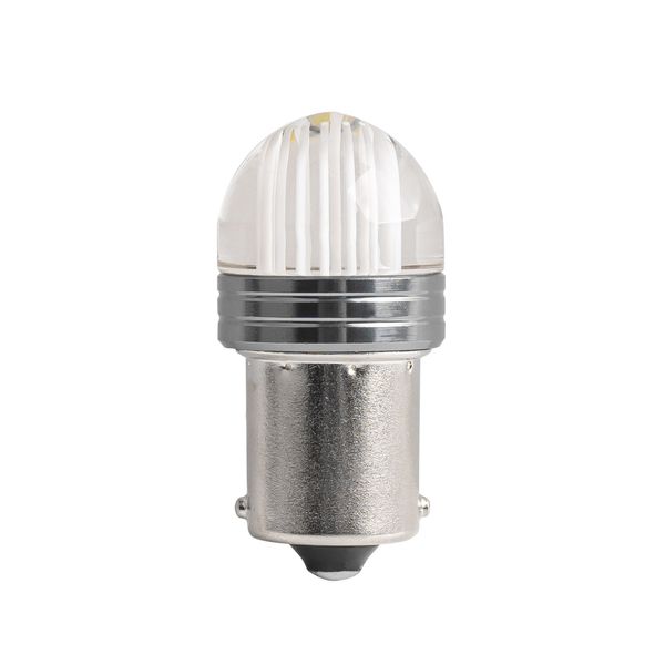 LED light bulb STANDARD P21W 9SMD 12V Clear white (100 pcs) image 1