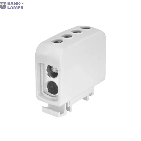 AL/CU universal rail-mounted terminal block ZGG2x35/2x35s grey image 2