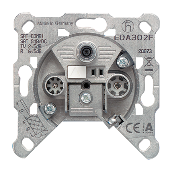 SAT-TV-FM socket outlet insert EDA302F image 2