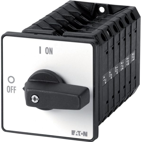T5-6-8609/E Multi-speed switches, T5, 100 A, flush mounting, 6 contact unit(s), Contacts: 12, 60 °, maintained, With 0 (Off) position, 0-1-2-3, Design number 8609 image 4