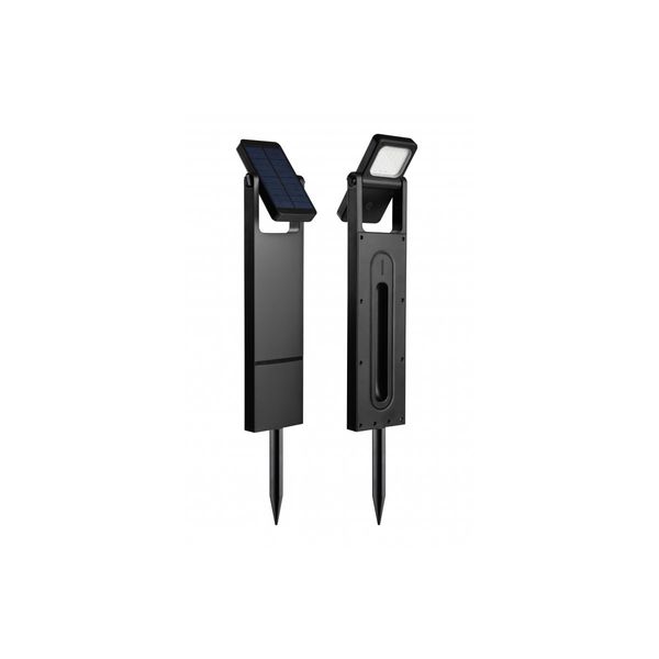 Solar garden lamp DRAGOS II, LED, 100lm, CCT, 2200mAh, IP54, rotatable panel image 2