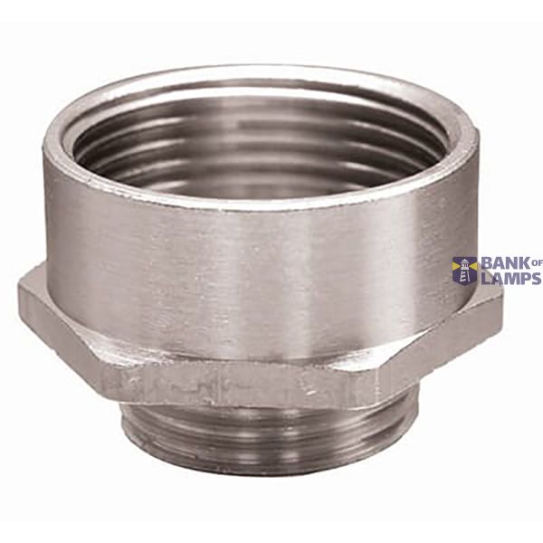 Enlarger Nickel Plated Brass PG29-PG36 Metallic Raw color image 1