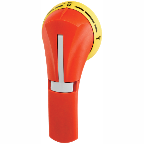 Handle S2 for external operation, Red/Yellow, nema 4/4X, Indication I- image 1