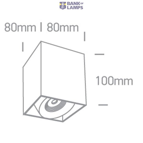WHITE  8W WW IP20 230V DIMMABLE image 2