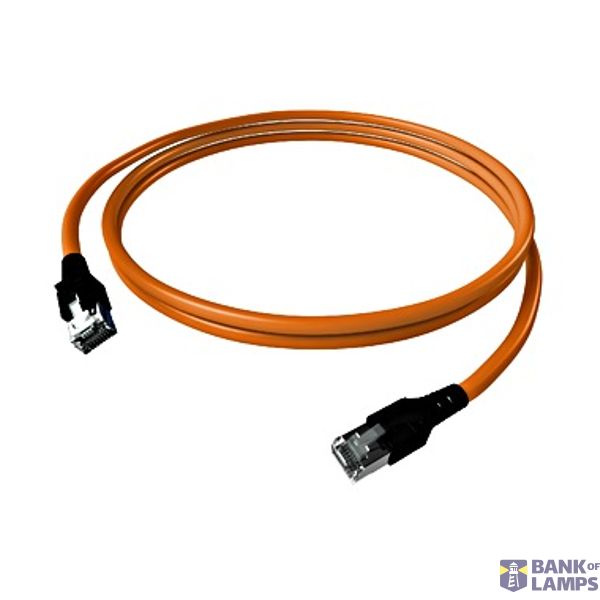 SolidCon Patch Cord, Cat.6a, AWG23, Shielded, orange, 5m image 1
