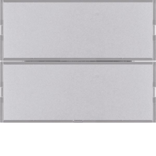 Push-button 2gang, + RGB LED, internal temp. sensor, KNX - K.5, al. image 1